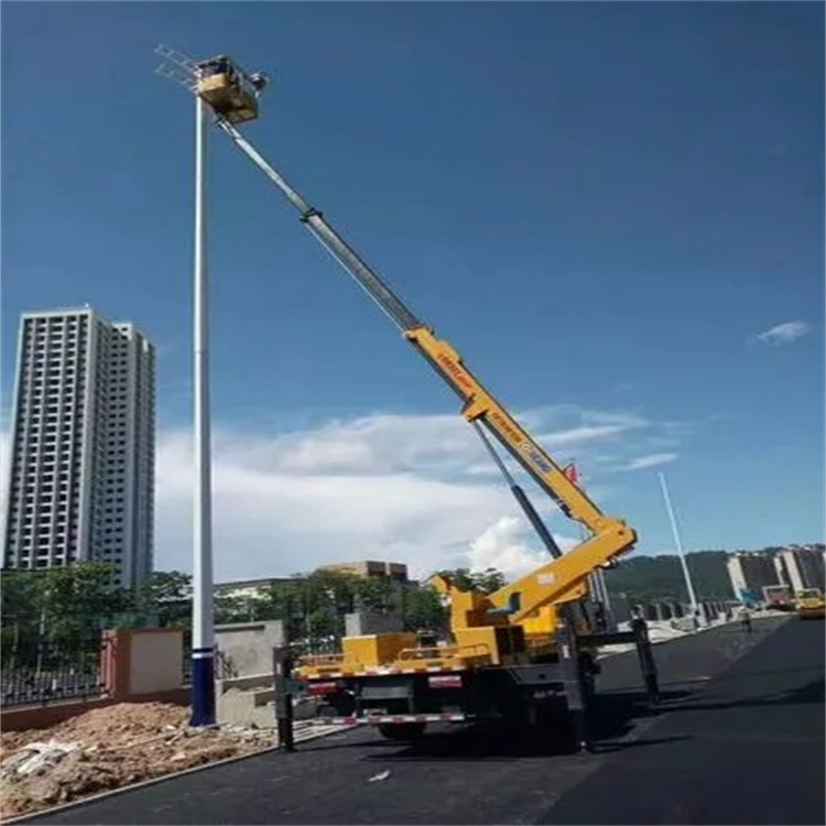 营山维修路灯的曲臂升降车出租